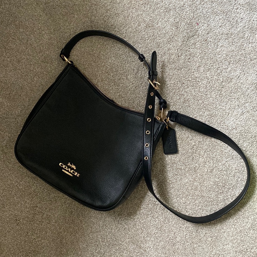 Black barely used Coach Ellie File crossbody